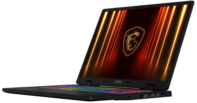 ноутбук MSI Pulse A16 AI+ C3HWGKG AMD Ryzen AI 7 350 16" 16:10 QHD+(2560 x 1600), 240Hz,IPS,DDR5 32GB (16GB*2) 1TB SSD,NV RTX 5070 (8GB GDDR7),90Whr,2.5kg,1y,Dos,Black