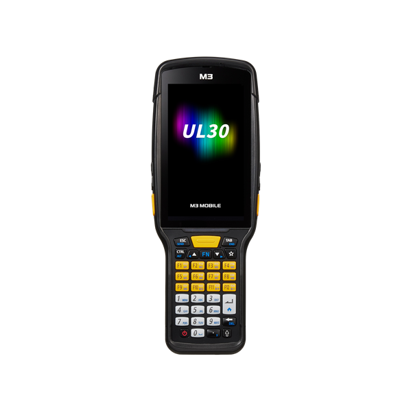 Терминал сбора данных M3 Mobile UL30F Android 14.0 GMS, HD, 802.11 a/b/g/n/ac/ax, SE4770, Rear Camera, BT5.3, NFC(HF), 8G/12G, 35K, 6700mAh Bat & Bullet Proof Film, Hand Strap. Req CRD&PWR