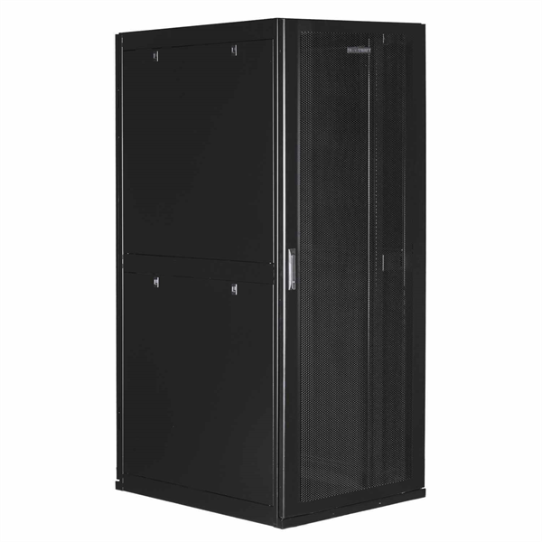 Серверный шкаф SMARTWATT Серверный шкаф Rack S-Series 42U 800x1070мм, двери с перфорацией, боковые панели 4шт и ролики в комплекте, черный (4512020620017)