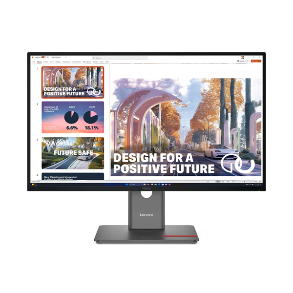 Монитор Lenovo ThinkVision P27QD-40 27" 16:9 QHD (2560x1440) IPS, 120Hz, 350N, 1xHDMI 2.1 TMDS, 1xDP 1.4, 1x DP 1.4 Out, 1x USB-C (DP 1.4), 1x RJ45, 1x USB-C (USB 10Gb, 1 (незначительное повреждение коробки)