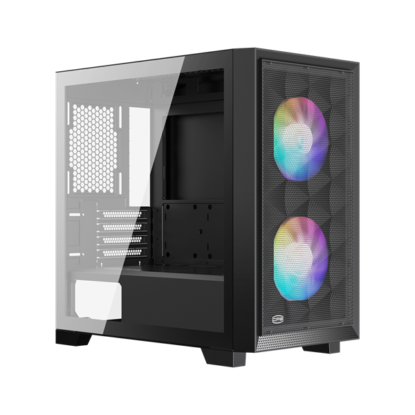 корпус PCCooler C3D310 BK ARGB mATX USB3.0x2/audio 2x120mm ARGB