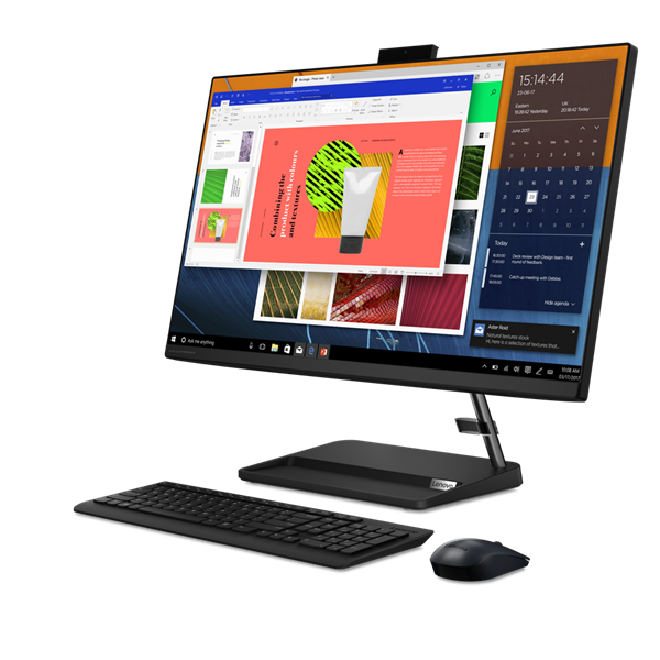Lenovo IdeaCentre AIO 3 27ALC6 27" FHD (1920x1080) IPS 250N, Ryzen 7 7730U, 2x8GB DDR4-3200, 1TB SSD M.2, Radeon Graphics, WiFi6, BT, 5.0MP Cam, Wireless KB&Mouse, NoOS, Black, 1Y