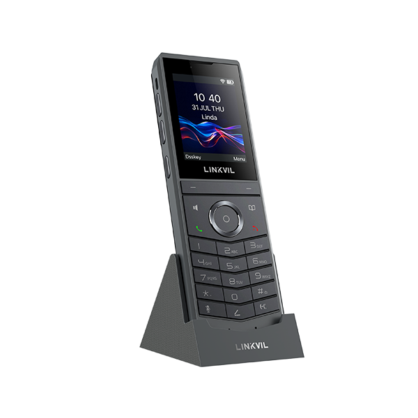 Wi-Fi телефон LINKVIL W620W Беспровод. Wi-Fi, 8 SIP-акк., 2.4" 240 х 320 Цвет. экран, защ. от падения с 1.8м., BT 5.0, бат. 3000 mAh