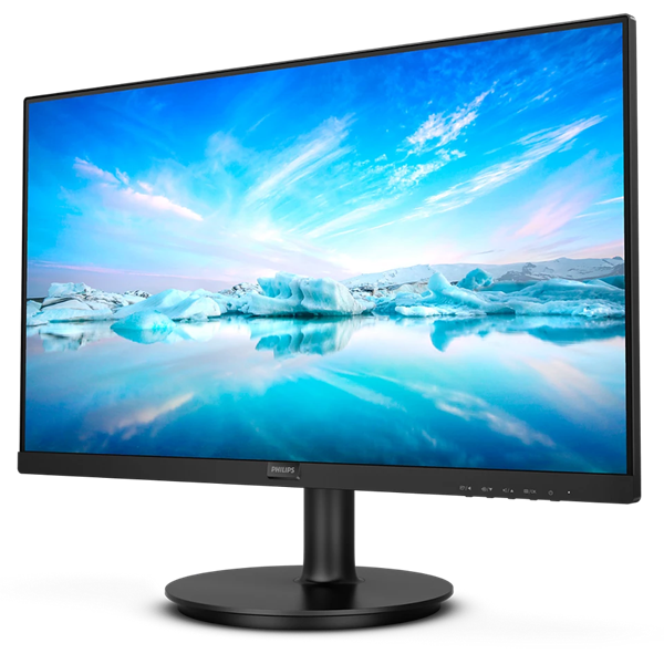 Монитор 23,8" Philips 241V8LAB 1920x1080, WLED, 16:9, VA, 250cd, 3000:1, MID, 4ms, 178/178, VGA, HDMI, 100Hz, Speakers, Tilt, Внутр, VESA, Black, 3y