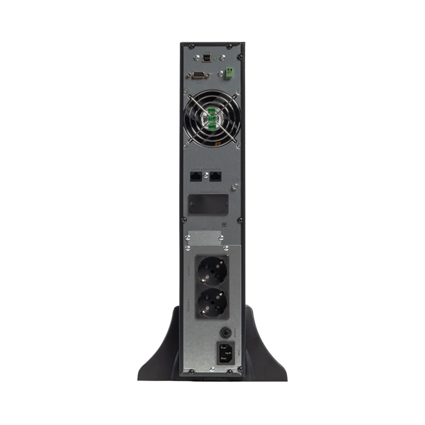 Источник бесперебойного питания (8764) SKAT-UPS 1500-RACK-ON-3X9 P3 - ИБП 1500 Вт, On-Line, синус, встр. АКБ 36В (3x9Ач), 2хSchuko