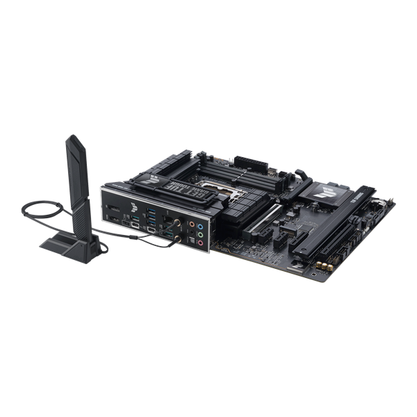 Материнская плата ASUS TUF GAMING Z890-PLUS WIFI, LGA1851, Z890, 4*DDR5, 4*SATA, 4*M.2, 6*USB 3.2, Type-C, 2*PCIx16, 1*PCIx4, 2*PCIx1, Thunderbolt™ 4, HDMI+DP, ATX; 90MB1IQ0-M0EAY0