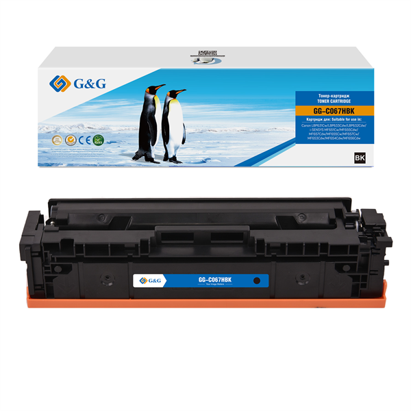 Картридж лазерный G&G GG-C067HBK CRG067HBLK черный (3130стр.) для Canon LBP631Cw/LBP633Cdw/LBP632Cdw/i-SENSYS MF651Cw/MF655Cdw/MF657Cdw/MF655Cw/MF657Cw/MF653Cdw/MF654Cdw/MF656Cdw