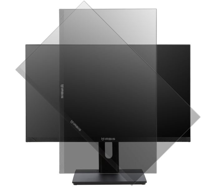 Монитор IRBIS SMARTVIEW 24 23.8'' LED Monitor 1920x1080, 16:9, IPS, 300 cd/m2, 1000:1, 5ms, 178°/178°, USB-C(65W),HDMI, DP, USB 2.0x2, Speak,100Hz, Tilt,Height,Swivel,Pivot (следы намокания на коробке)