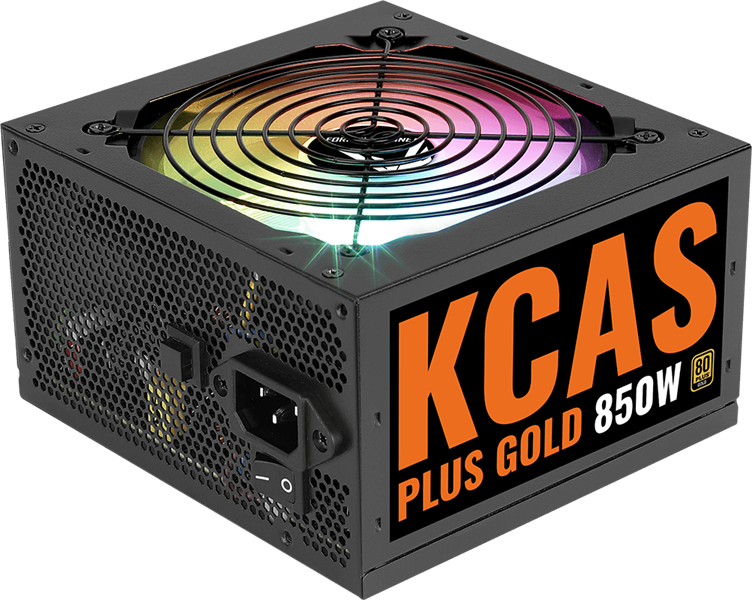 блок питания Formula V Line KCAS PLUS GOLD 850W RGB, 850W, ATX3.1/PCIe5.1, APFC, 80+ Gold, 12cm Fan