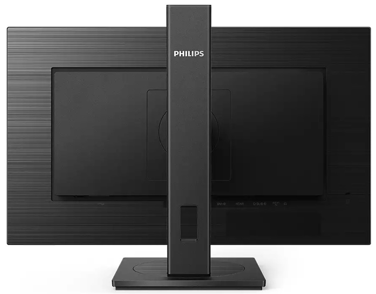 23,8" Philips 242S1AE 1920x1080 75Гц IPS LED 16:9 4ms D-Sub DVI HDMI DP 50M:1 1000:1 178/178 250cd HAS Pivot Tilt Swivel Speakers Black