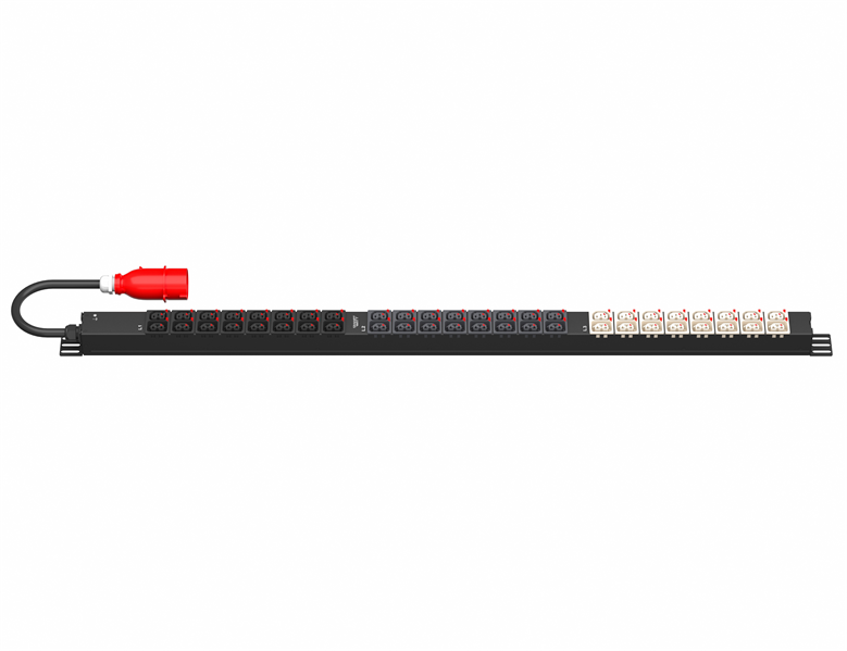 Блок распределения питания SMARTWATT PDU P-series Basic, 0U, 3Ф 16A, 11,5кВА, выход - 24xC13+24xC39, вход IEC 309, кабель 2М