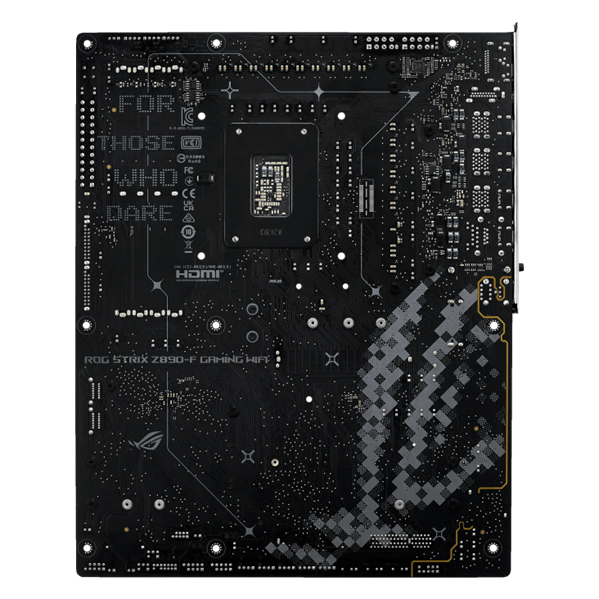 Материнская плата ASUS ROG STRIX Z890-F GAMING WIFI, LGA1851, Z890, 4*DDR5, 4*SATA, 5*M.2, 8*USB 3.2, 2*Type-C, 2*PCIx16, 2*Thunderbolt™ 4, HDMI+DP, ATX; 90MB1I40-M0EAY0