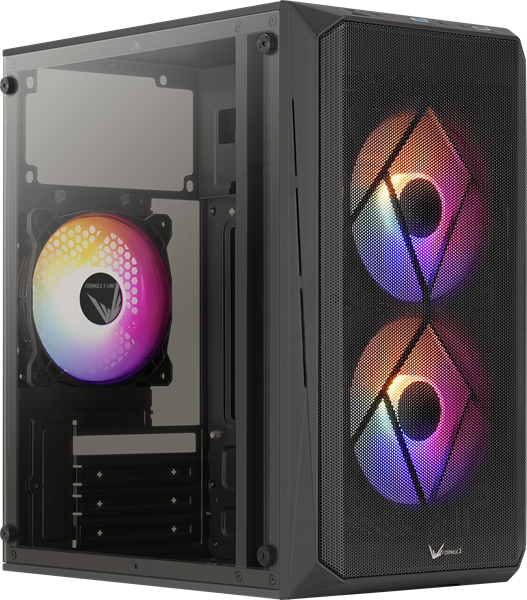 корпус Formula V Line CS-107 Plus mATX USB3.0x1/USB2.0x1/audio (ex Aerocool)