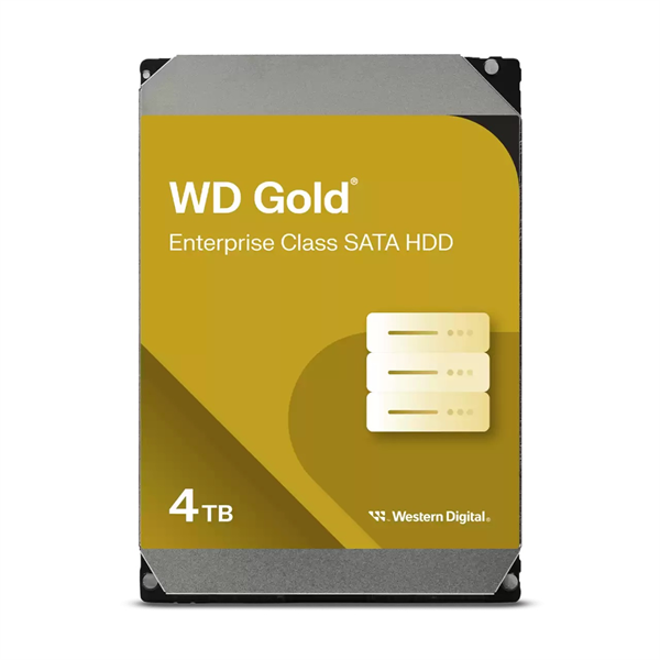 Жесткий диск Western Digital GOLD HDD 3,5" SATA 4Tb, 7200rpm, 256MB buffer, WD4004FRYZ, 1 year