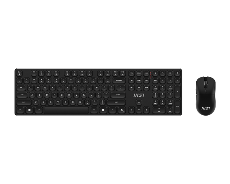 Клавиатура и мышь Keyboard and Mouse MSI FORGE K210 Combo, Wireless, Black