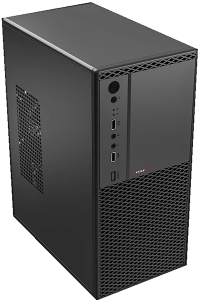 корпус Accord ACC-1605B black w/o PSU mATX 2x120mm 2xUSB2.0 audio