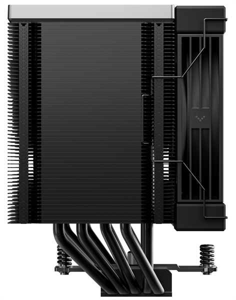 Кулер для процессора DEEPCOOL AK500 G2 DIGITAL NYX LGA1851/1700/1200/115X/AM5/AM4 (9шт/кор, TDP 240W, PWM, Fan 120mm, 5 тепл. Трубок, Copper Base, черный) RET (R-AK500G2-BKNNMN-GJD-1)