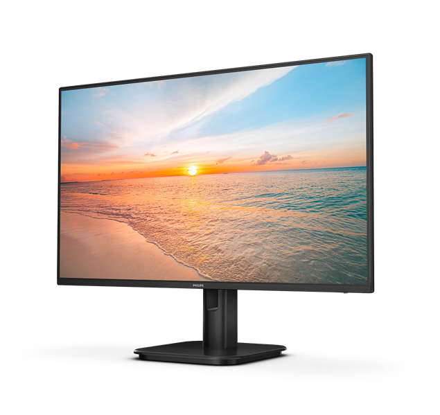 Монитор 23,8" Philips 24E1N2100A 1920x1080, WLED, 16:9, IPS, 300cd, 1500:1, 4ms, 178/178, VGA, HDMI, 120Hz, Speakers, Tilt, Internal, VESA, Black, 3y