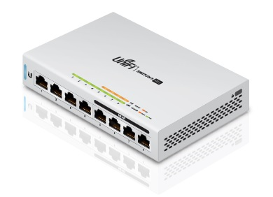 Коммутатор Ubiquiti 8-Port Fully Managed Gigabit Switch with 4 IEEE 802.3af Includes 60W Power Supply