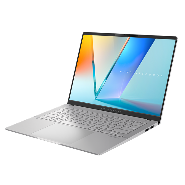 ASUS Vivobook S 14 OLED M5406WA-PP086W AMD RYZEN AI 9 HX 370(12C) LPDDR5X 32GB 1TB PCIE G4 SSD 14.0 OLED WQXGA+(WQ+) 2880X1800 16:10 Bend+400nits(HDR) Glare DCI-P3:100%(120Hz) WIN11 HOME Cool Sil