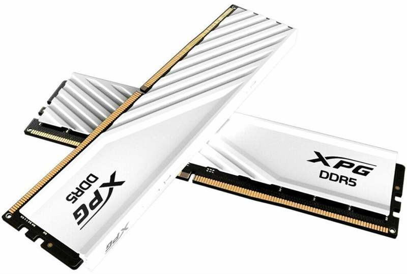 Оперативная память ADATA LANCER BLADE DDR5 DIMM 32GB 6000MHz 2*16GB 30-40-40 1.35V WHITE DUAL TRAY