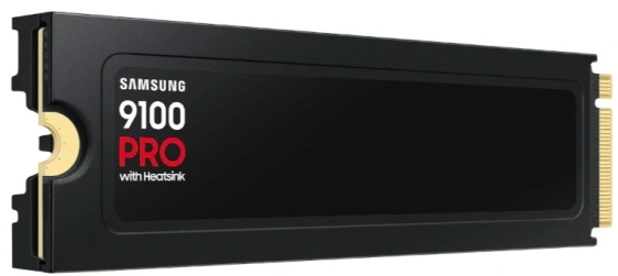 Твердотелльный накопитель SSD M.2 (PCI-E NVMe 2.0 Gen 5.0 x4) 8Tb Samsung 9100 PRO (R14800/W13400MB/s) with Heatsink, 1year