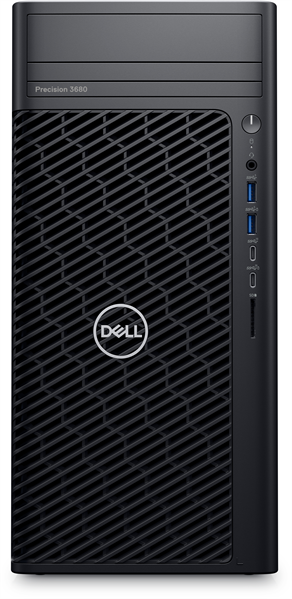 Dell Precision 3680 Tower Core i7-14700 (2,1GHz) 16GB (1x16GB) DDR5, 512GB SSD, Nvidia RTX A2000, 16GB GDDR6, 1000W, TPM, No Optical Drive, Windows 11 Pro Multilang, 1YW