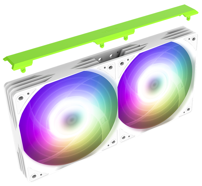 Система водяного охлаждения Zalman CPU Liquid Cooler 240mm, white