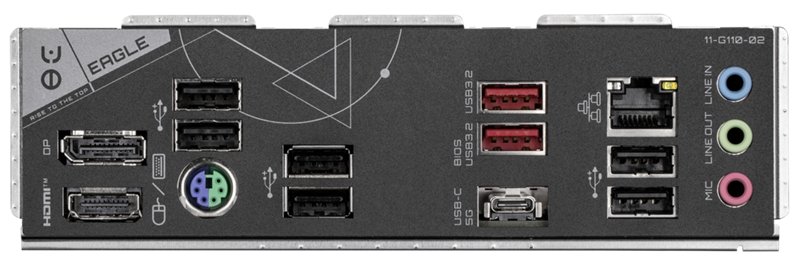 Материнская плата GIGABYTE B650 EAGLE, AM5, B650, 4*DDR5, 4*SATA, 3*M.2, 2*USB 3.2, 6*USB 2.0, Type-C, 4*PCIx16, DP+HDMI, ATX