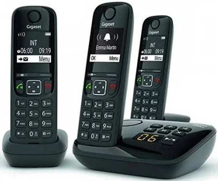 Телефонный аппарат GIGASET AS690A TRIO BLACK
