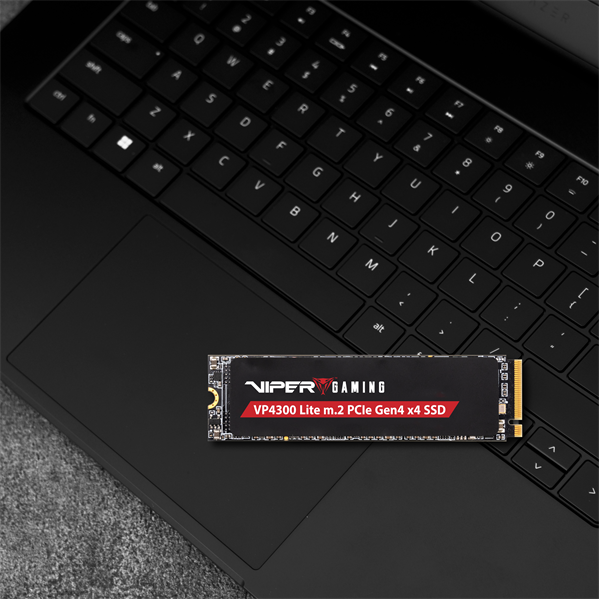Твердотельный накопитель Patriot Viper VP4300 Lite 500GB M.2 2280 NVMe PCIe 4.0 x4 R7000/W4000 TBW 400TB 3D NAND