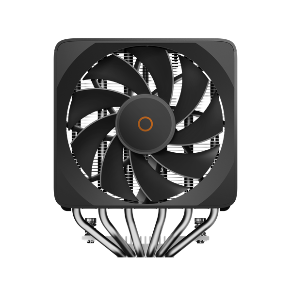 Кулер для процессора Ocypus Delta A62 EX BK Digital, 2x120mm ARGB FAN, Top Display Panel, 6 HEAT PIPES, 4-PIN PWM, 600-1800 RPM, 31DBA, HYDRO BEARING, LGA115X/1200/1700/18XX, AM4/AM5