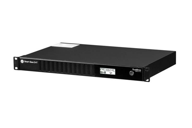 Источник бесперебойного питания Systeme Electric Smart-Save SMT, 750VA/450W, RM 1U, Line-Interactive, LCD, Out: 230V 4xC13, SNMP Intelligent Slot, USB, RS-232
