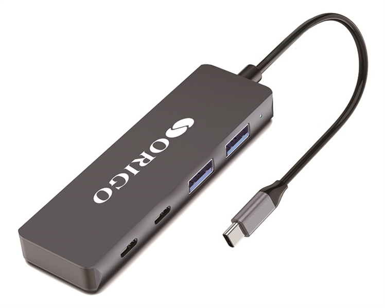 Концентратор USB ORIGO Концентратор USB-C, 2xUSB 3.0, 2xUSB-C