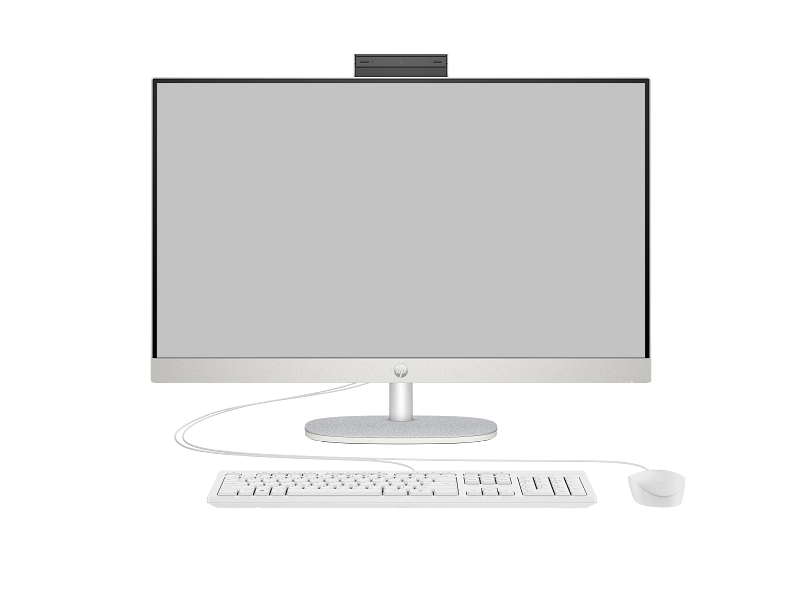 Моноблок HP 27-cr0156nh NT 27" FHD(19201080) Core i7-1355U, 8GB DDR4 3200 (1x8GB), SSD 512Gb, Internal graphics, no DVD,ENG kbd&mouse wired, 5MP Webcam, White, DOS, 1Y Wty