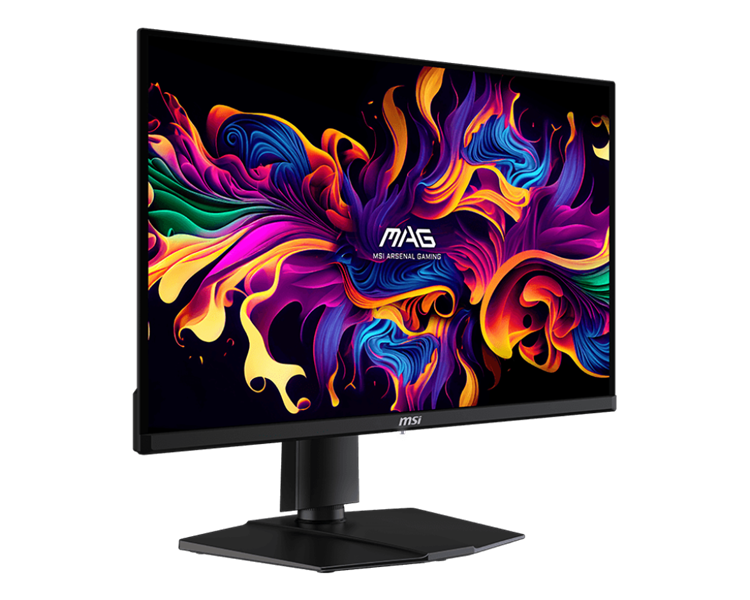 Монитор MSI MAG 271QP QD-OLED X28 26,5" 16:9 WQHD(2560x1440) QD-OLED Flat,True Black 400, 0.03ms(GTG), 1,5M:1, HDR Brightness 1000nits, 2xHDMI, DP, Type-C, Tilt,Swivel,Height,Pivot,VESA,280Hz,Black,1y w-ty