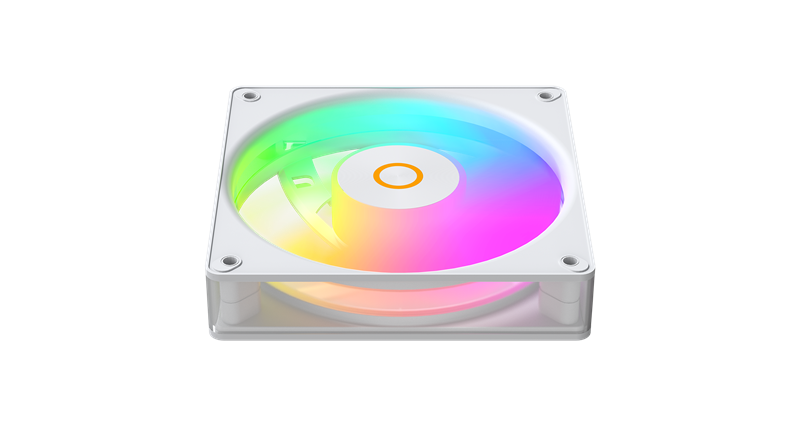 Вентилятор для корпуса Ocypus Gamma F12 Elite WH ARGB, 120x120x25mm, 4-PIN PWM, 600-1800 RPM, 26 DBA MAX, HYDRO BEARING