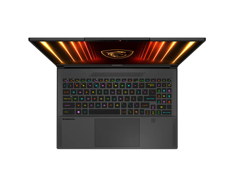 ноутбук MSI Stealth A16 AI+ A3XWHG Ryzen AI 9 HX 370 16" 16:10 QHD+ (2560 x 1600) OLED, 240hz,LPDDR5X 32GB,2TB SSD,NV RTX™ 5070 Ti GDDR7 12GB,99Whr,2.1kg,2y,Dos,Core Black