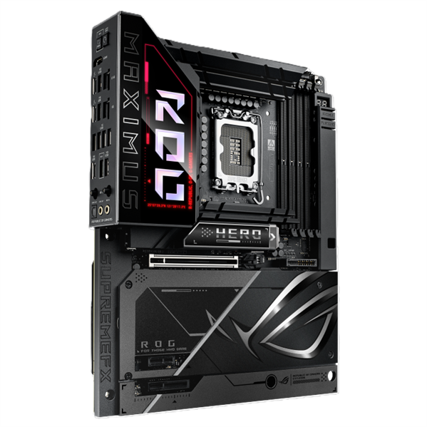 Материнская плата ASUS ROG MAXIMUS Z890 HERO BTF, LGA1851, Z890, 4*DDR5, 4*SATA, 6*M.2, 8*USB 3.2, Type-C, 2*PCIx16, 1*PCIx1, 2*Thunderbolt™ 4, HDM, ATX; 90MB1KG0-M0EAY0