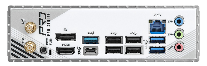 Материнская плата ASROCK B850M PRO RS WIFI WHITE, AM5, B850, 4*DDR5, 4*SATA, 3*M.2, 4*USB 2.0, 3*USB 3.2, Type-C, 2*PCIx16, 1*M.2 (Key E), HDMI+DP, mATX
