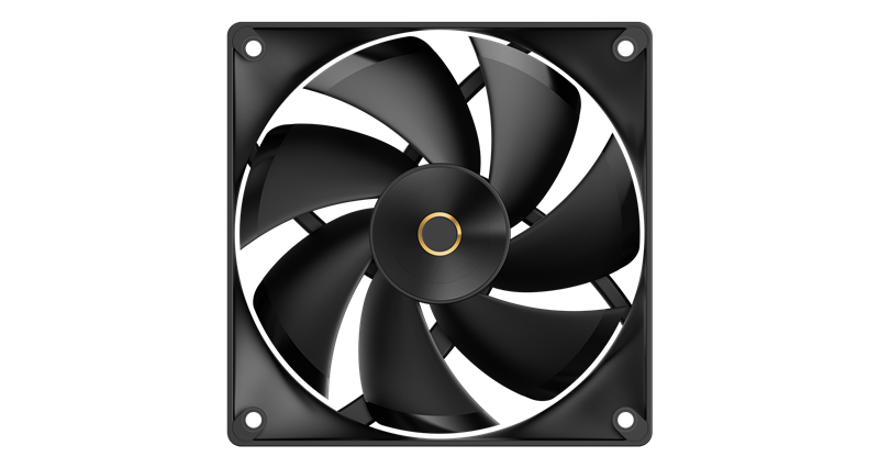 Вентилятор для корпуса Ocypus Delta F12 BK, 120x120x25mm, 4-PIN PWM, 500-2000 RPM, 29 DBA MAX, HYDRO BEARING