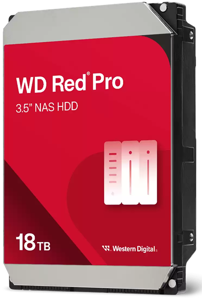 Жесткий диск Western Digital HDD SATA-III 18Tb Red™ Pro WD181KFGX, 7200rpm, 512MB buffer, 1 year