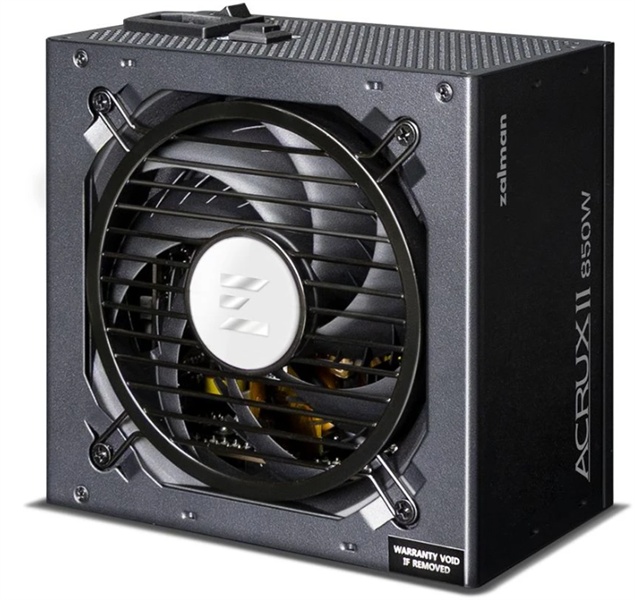 Блок питания Zalman ZM850-ARX2, 850W, ATX12V v3.1, APFC, 12cm Fan, 80+ Platinum Gen5.1, Full Modular, Retail