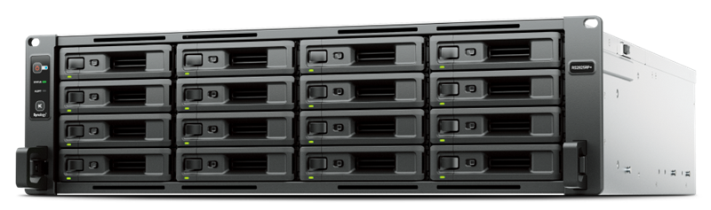 Система хранения данных Synology Rack 3U QC3,35GhzCPU/8Gb(32)/RAID0,1,10,5,6/16hot plug (3,5' or 2,5')/upto 28hp with RX1225RP/2xUSB3.2/2xGbE/1x10GbE (1xExp.)/iSCSI/2xPS/no rail/1YW repl RS2821RP+