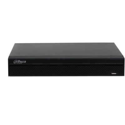 Видеорегистратор DAHUA 8-канальный IP-видеорегистратор 4K и H.265+, ИИ Входящий поток до 80Мбит/с; сжатие: H.265+, H.265, H.264+, H.264, MJPEG; разрешение записи до 12Мп; накопители: 1 SATA III до 20Тбайт; воспроизвед