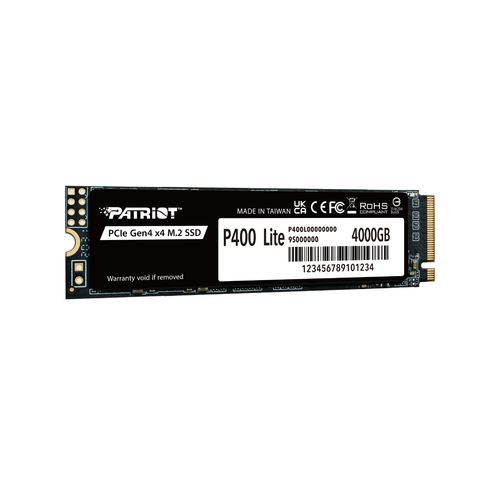 Твердотелльный накопитель Patriot SSD P400 Lite 1TB M.2 2280 NVMe PCle 4.0 x4 R3500/W2700 TBW 560TB 3D NAND with HS