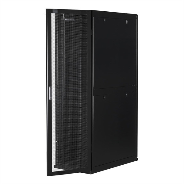 Серверный шкаф SMARTWATT Серверный шкаф Rack S-Series 42U 600x1070мм, двери с перфорацией, боковые панели 4шт и ролики в комплекте, черный (4512020620015)