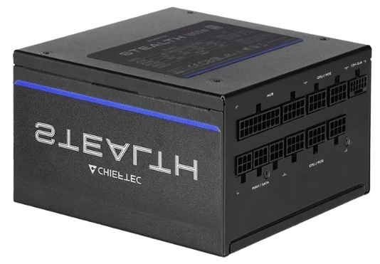 Блок питания Chieftec Stealth SPX-1000-FC (ATX 3.1, 1000W, 80 PLUS PLATINUM, Active PFC, 135mm fan, Gen5 PCIe, Full Cable Management) Retail