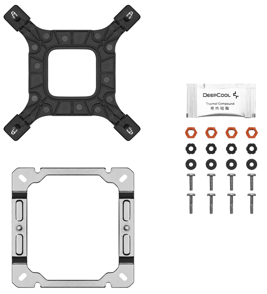 Кулер для процессора DEEPCOOL AK500S DIGITAL SE WH LGA20XX/1700/1200/115X/AM5/AM4 (12шт/кор, TDP 240W, PWM, Fan 120mm, 5 тепл. трубок, Copper Base, белый) RET (R-AK500S-WHADMN-GJD)
