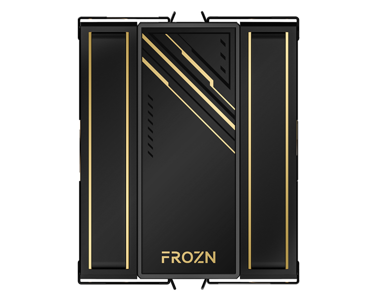 Кулер для процессора ID-COOLING FROZN A410 GDL LGA1700/1200/115X/AM5/AM4 (10шт/кор, TDP 220W, PWM, 4 тепл.трубки прямого контакта, FAN 120mm, черно-золотой) RET